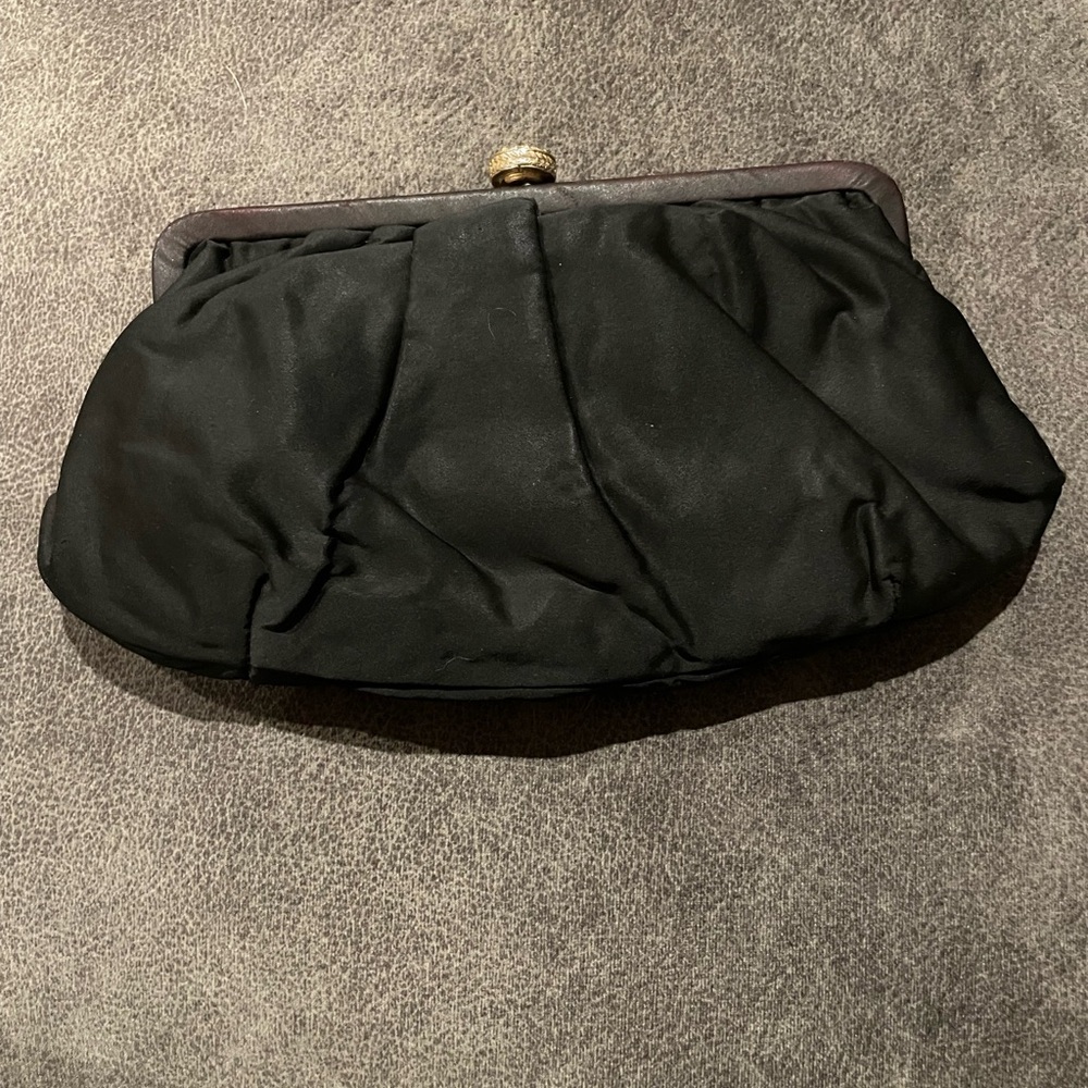 Vintage Black Clutch Bag